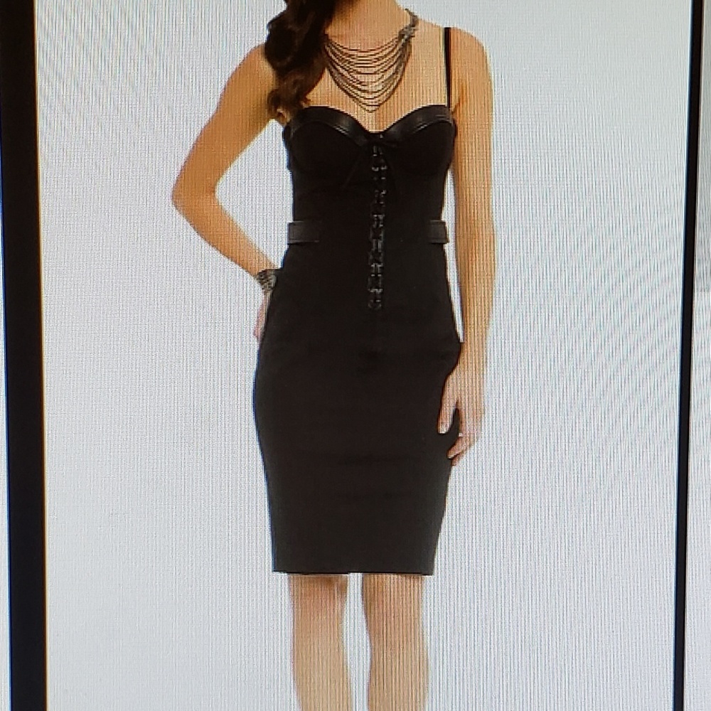 Marciano Black Corset Dress